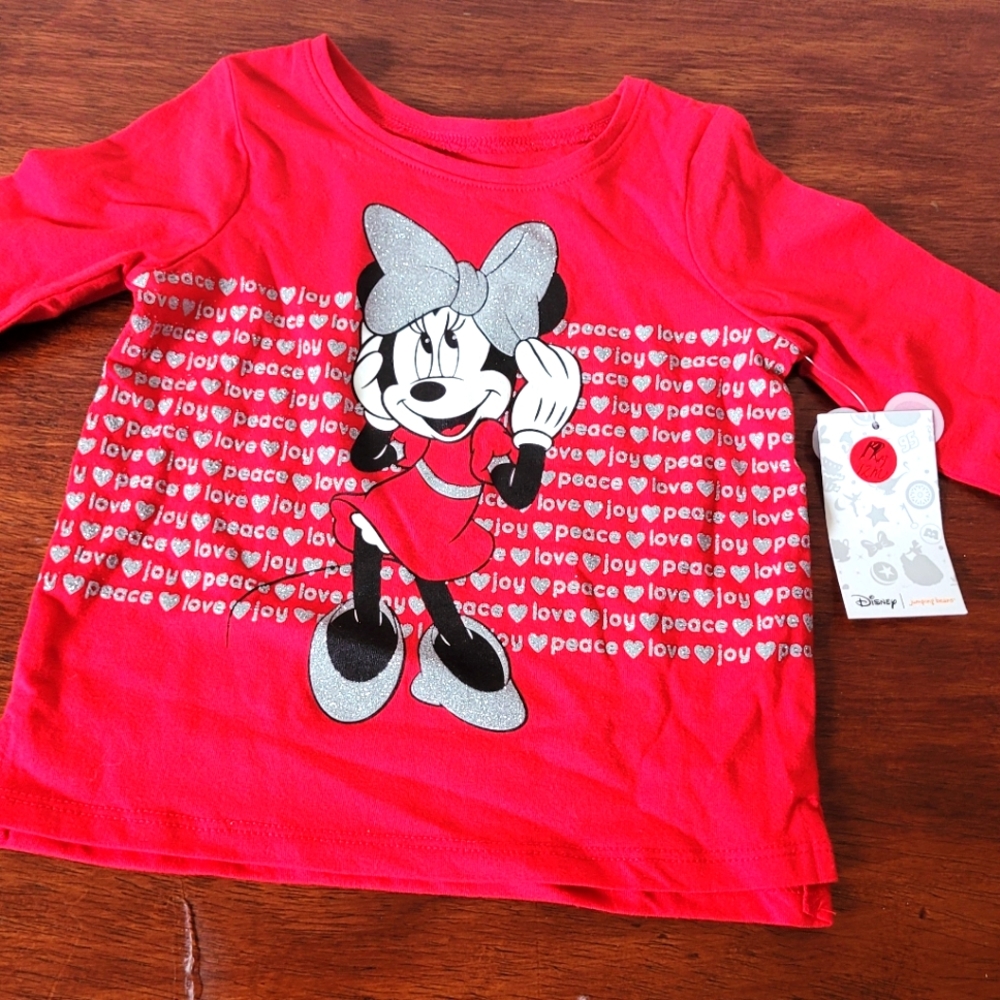 Toddler Girls Minnie Mouse Tee 2T